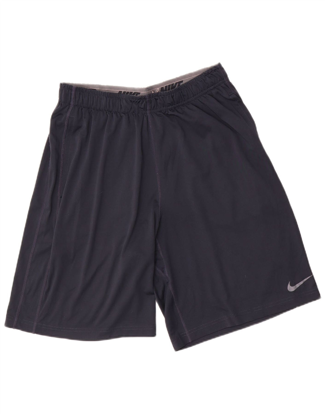 Мужские спортивные шорты Nike Dri Fit среднего размера, темно-синий, полиэстер