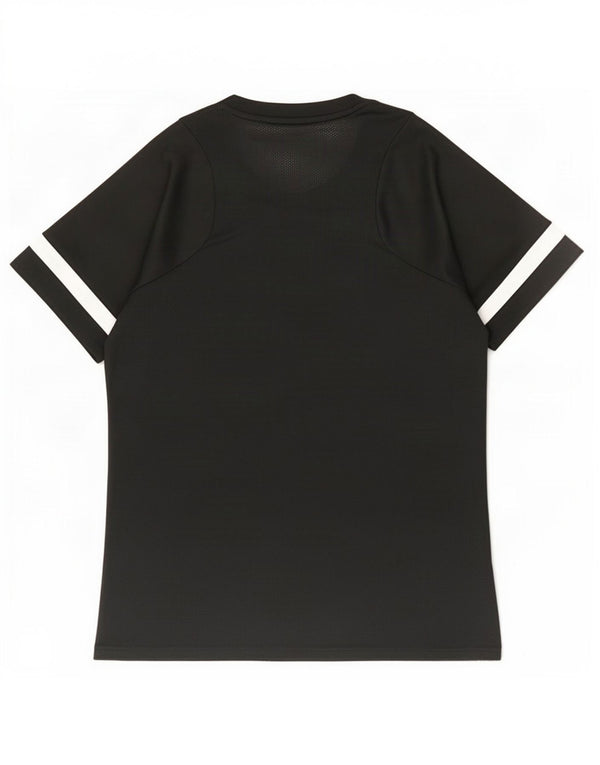 Женская футболка Nike Dri Fit Top UK 12, средний черный, цветной блок