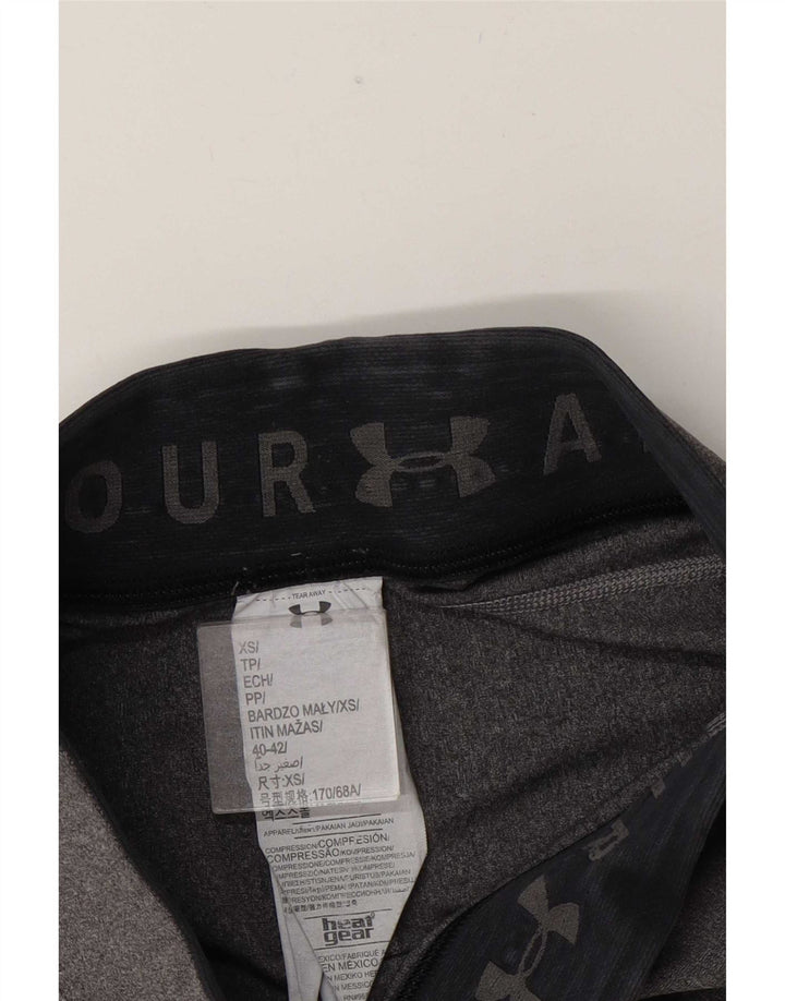 Женские укороченные леггинсы Under Armour UK 4 XS, серый полиэстер