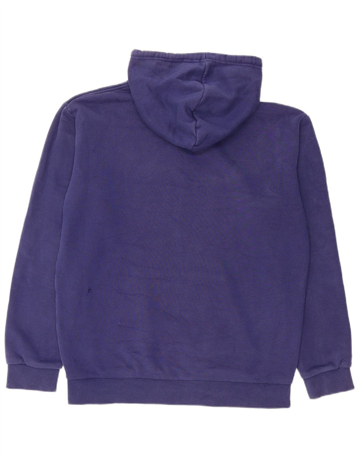 Мужской джемпер с капюшоном Adidas среднего размера, темно-синий, хлопок