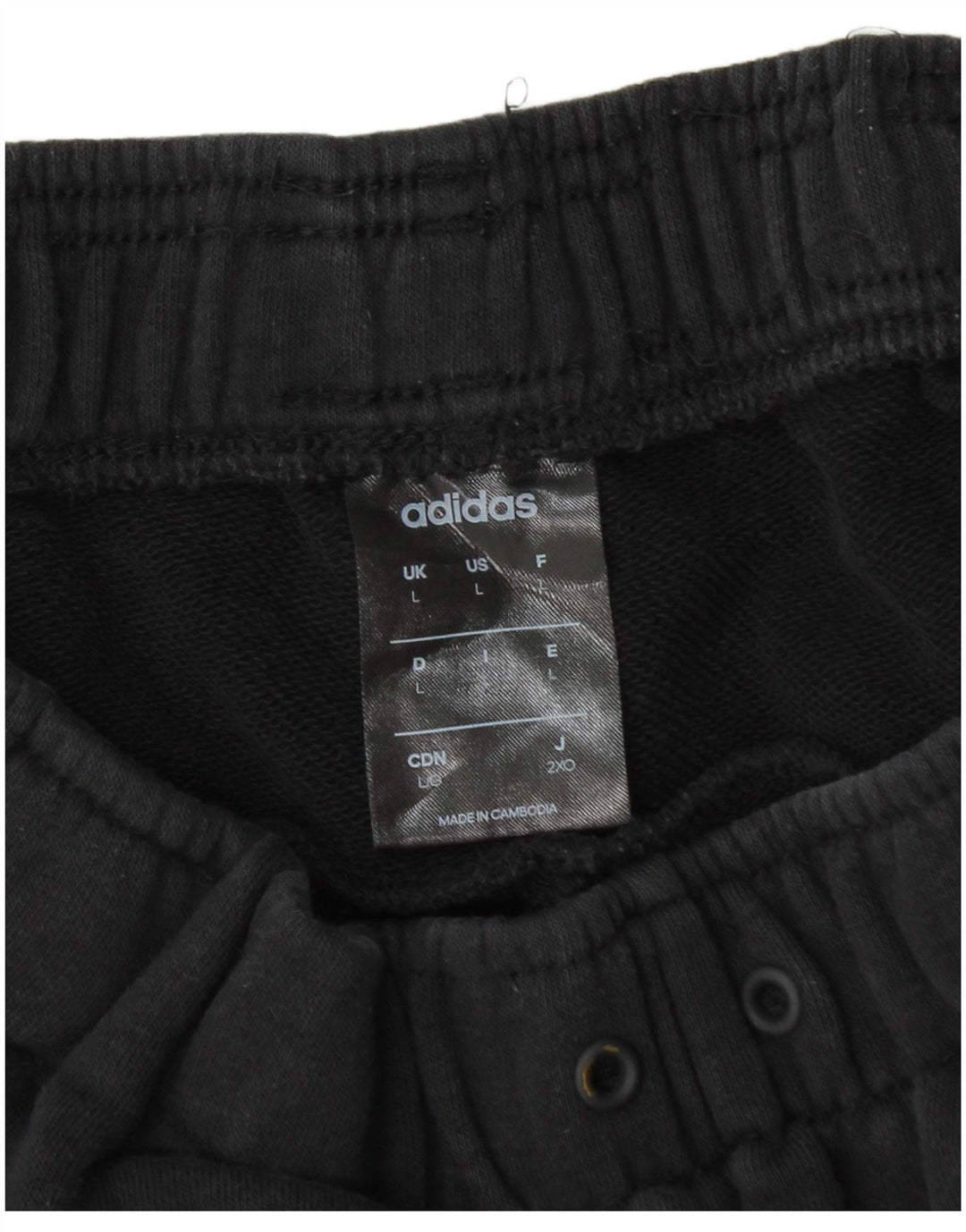 Adidas Мужские спортивные брюки Джоггеры Большие черные