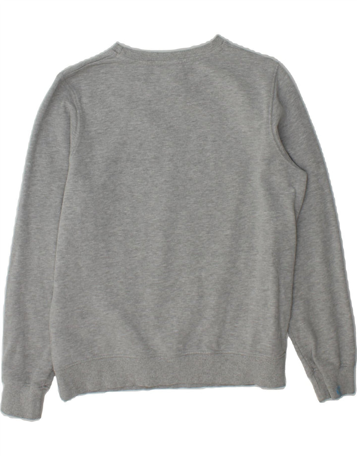 ELLESSE Boys Graphic Sweatshirt Jumper 13-14 Years Grey Cotton Vintage Ellesse and Second-Hand Ellesse from Messina Hembry 