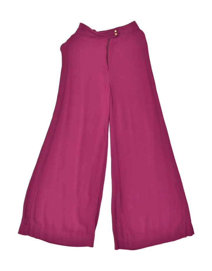 VINTAGE Womens Wide Leg Casual Trousers W22 L28 Pink | Vintage Vintage | Thrift | Second-Hand Vintage | Used Clothing | Messina Hembry 