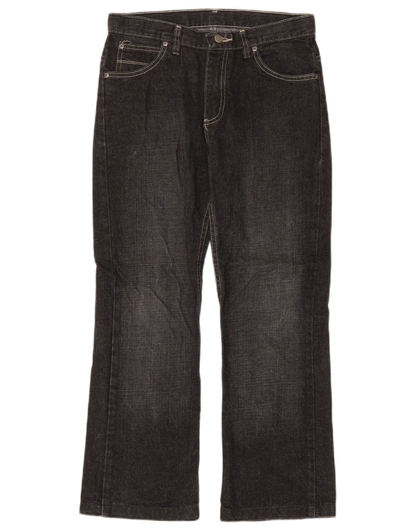 Джинсы Wrangler Regular Bootcut для мальчиков 15–16 лет W30 L27, черный хлопок