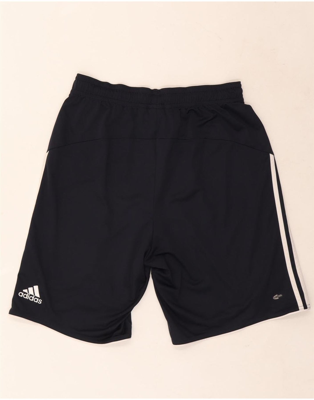 Adidas Mens FC Bayern Munchen Спортивные шорты среднего размера, темно-синие, полиэстер