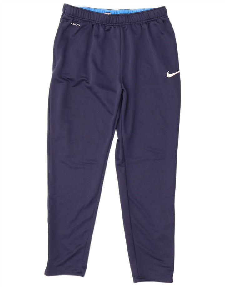 Мужские спортивные брюки Nike Dri Fit 2XL темно-синие из полиэстера