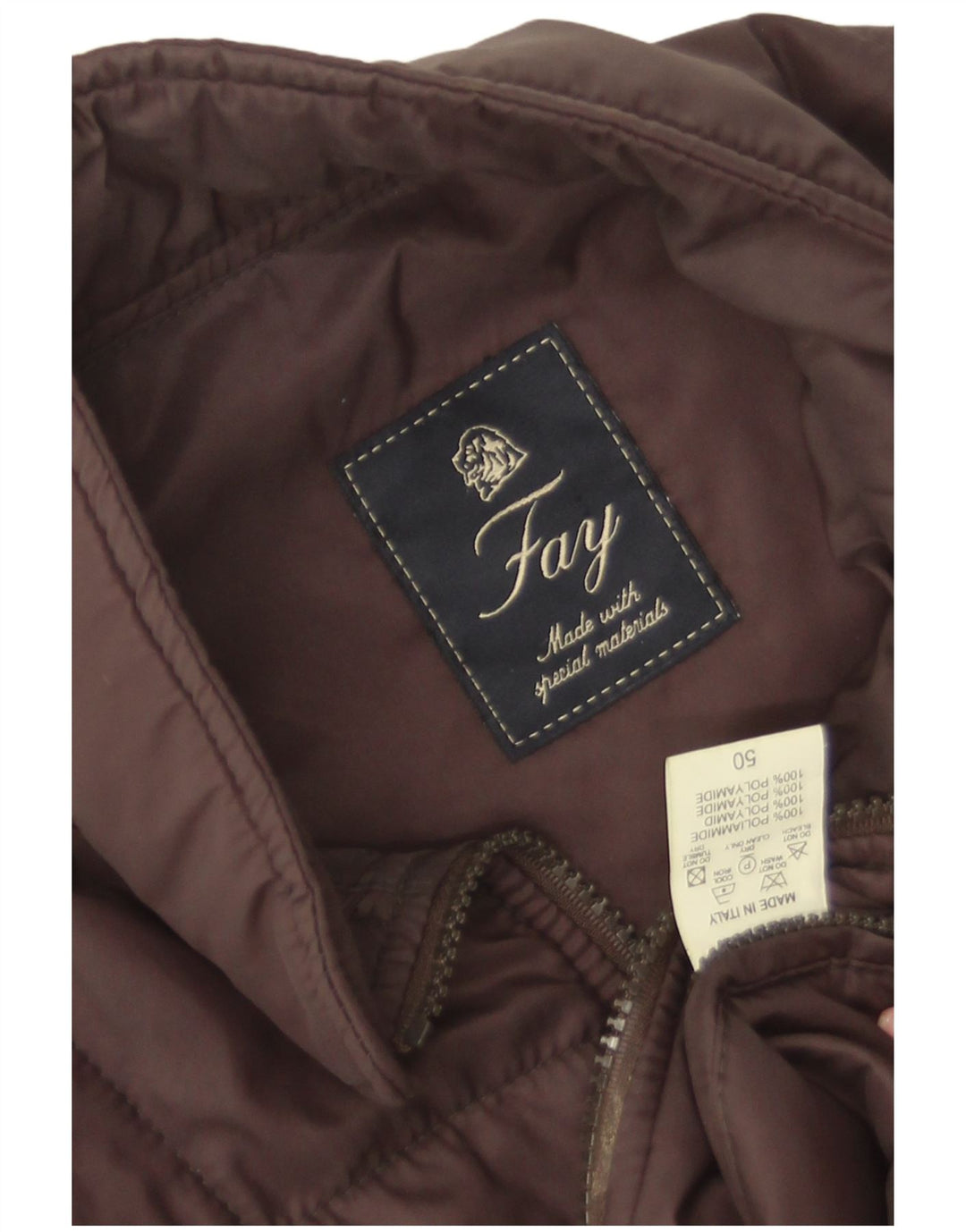 Женский утепленный жилет Fay IT 50 XL, коричневый из полиамида