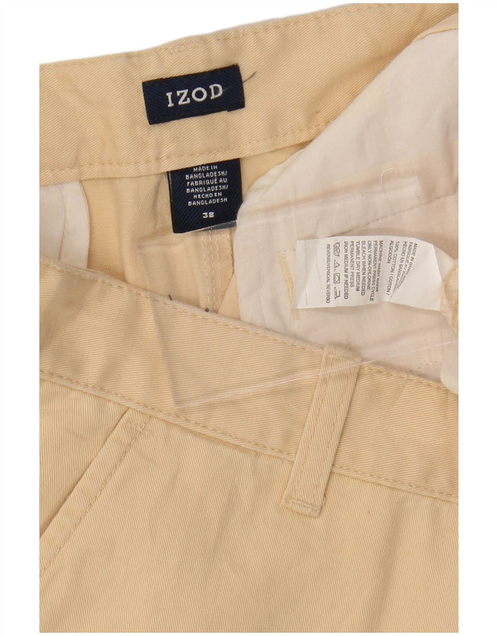 IZOD Мужские шорты карго W38 XL Бежевые, хлопок