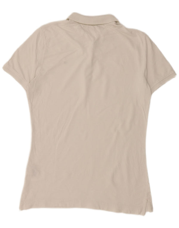 Женская рубашка-поло классического кроя Tommy Hilfiger UK 14, средний белый хлопок