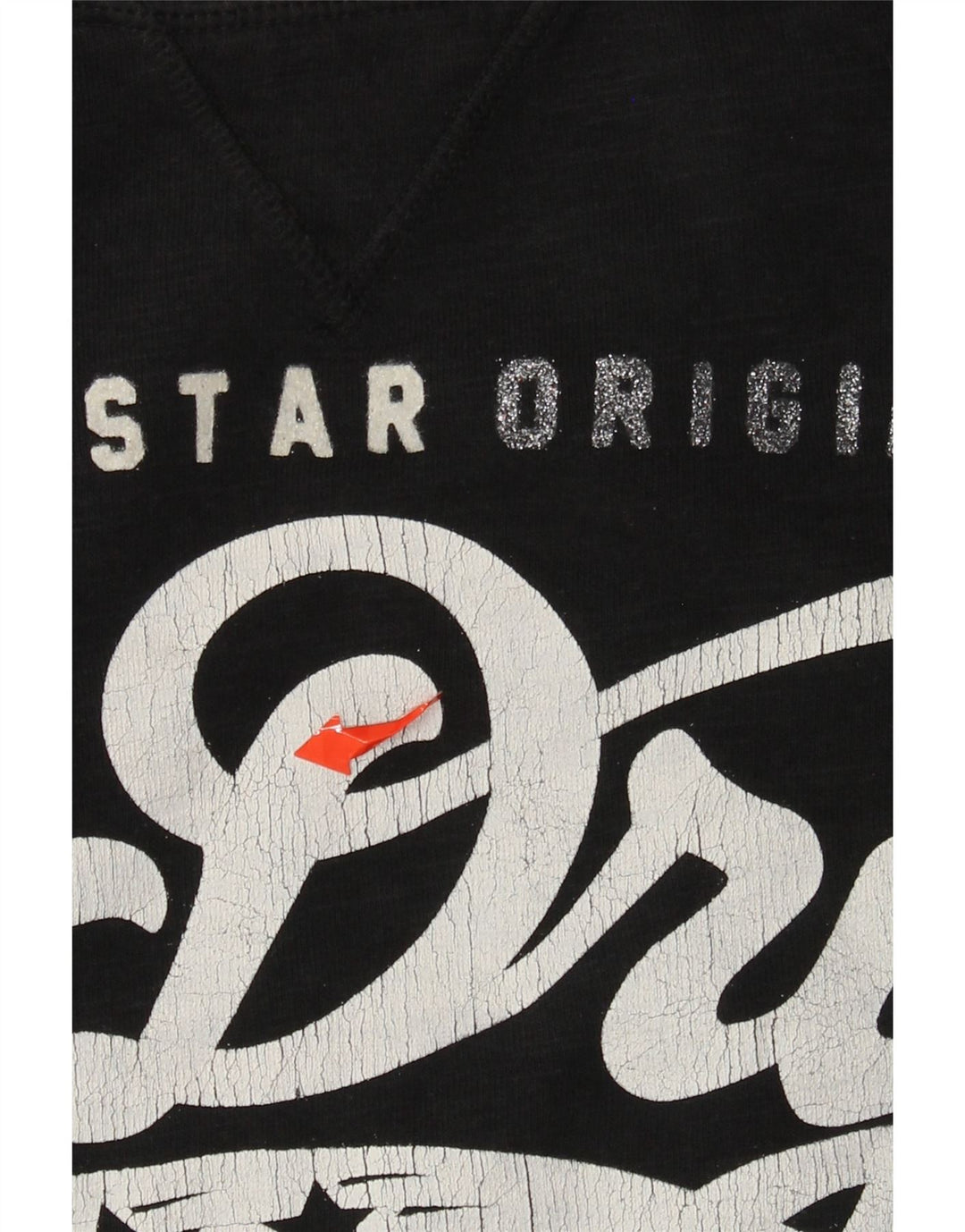 SUPERDRY Женский свитер с рисунком UK 16, большой черный хлопок