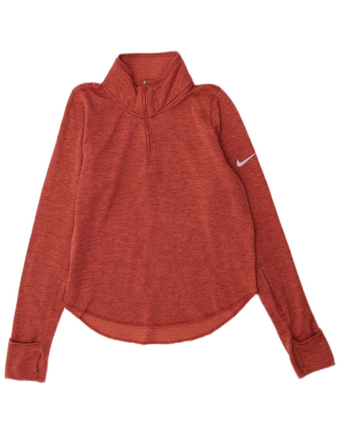 Женский спортивный пуловер для бега Nike Dri Fit UK 6 XS Red Flecked