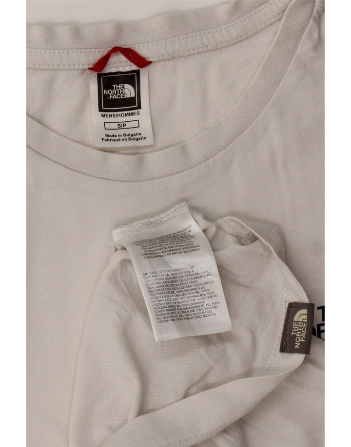 Мужская футболка The North Face, маленький белый хлопок