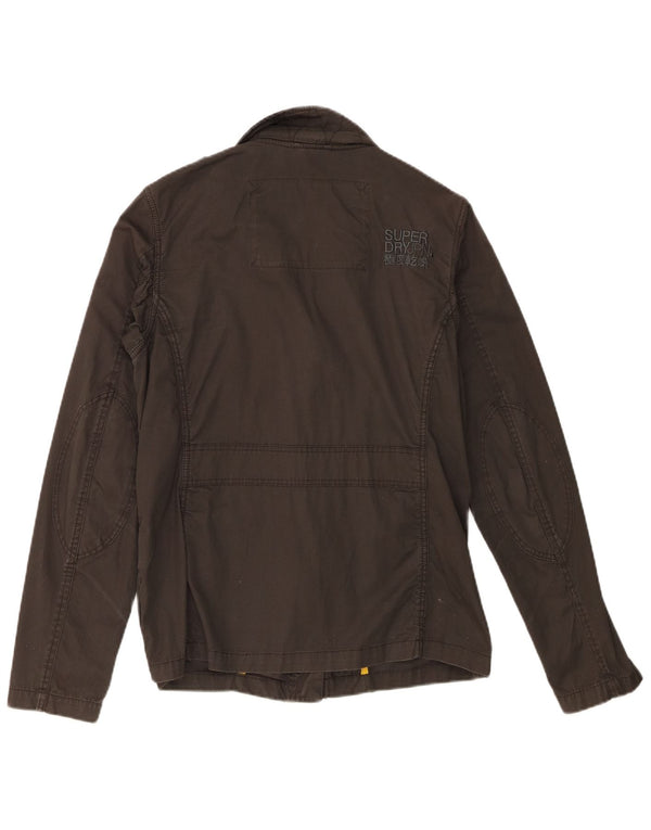 Женская куртка в стиле милитари Superdry UK 14, большой размер, хлопок цвета хаки