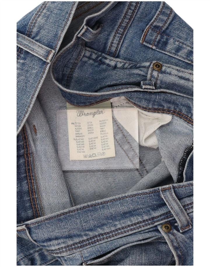 Джинсы мужские прямые WRANGLER W36 L34 синие, хлопок