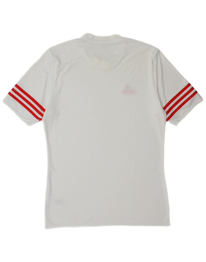 Мужская футболка Adidas Climalite Top Medium White Polyester