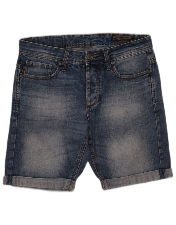 Мужские джинсовые шорты Jack & Jones, маленькие, синие, хлопок, W30