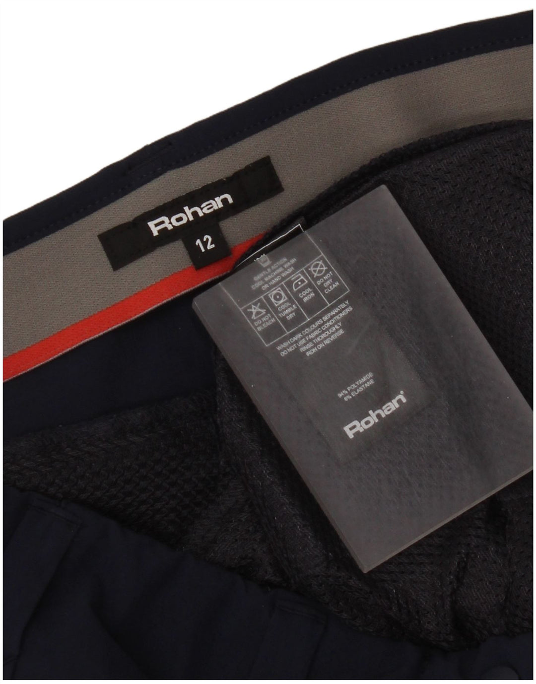 Женские шорты чинос Rohan UK 12 Medium W32 Темно-синий полиамид