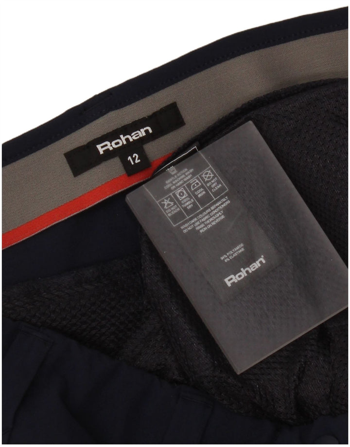 Женские шорты чинос Rohan UK 12 Medium W32 Темно-синий полиамид