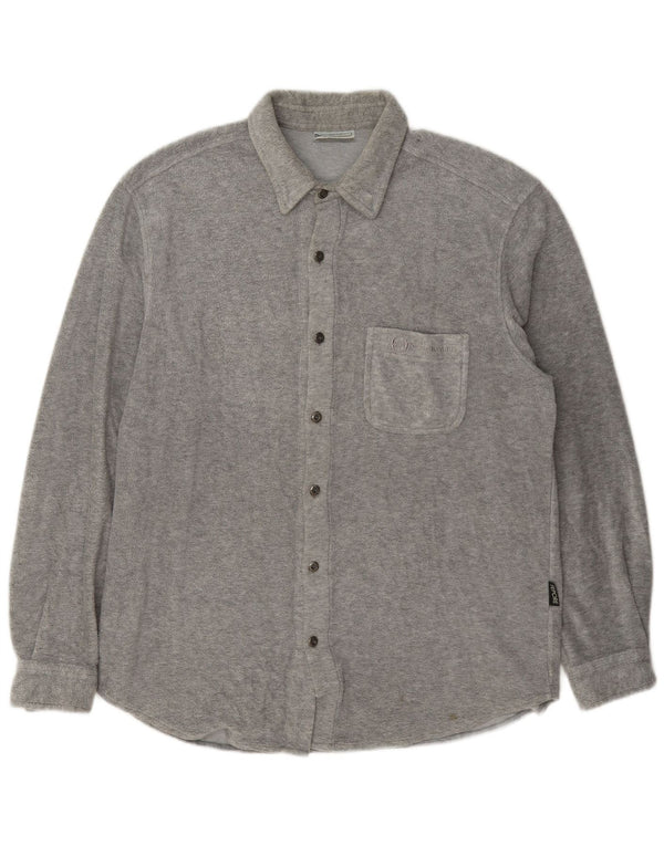 Мужская флисовая рубашка Sergio Tacchini XL серая