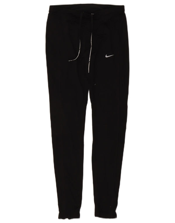 Женские леггинсы Nike UK 8, маленькие черные из полиэстера