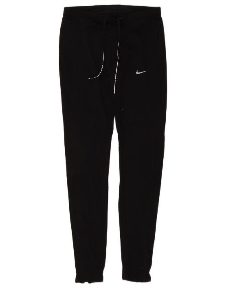 Женские леггинсы Nike UK 8, маленькие черные из полиэстера