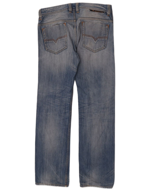 Мужские джинсы Diesel Safado Regular Slim Straight W30 L30, синий хлопок