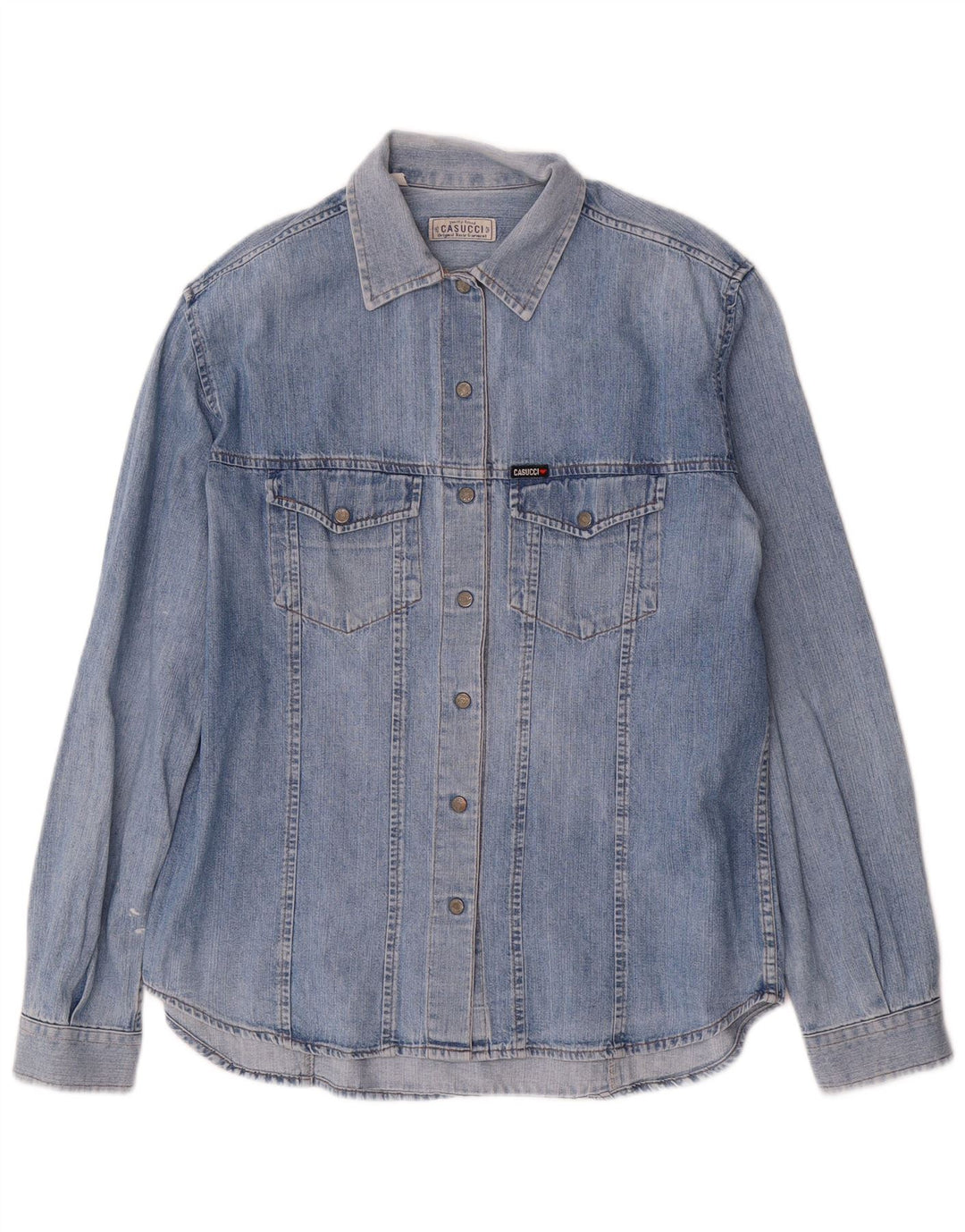 Женская джинсовая рубашка CASUCCI UK 18 XL, синяя, хлопок