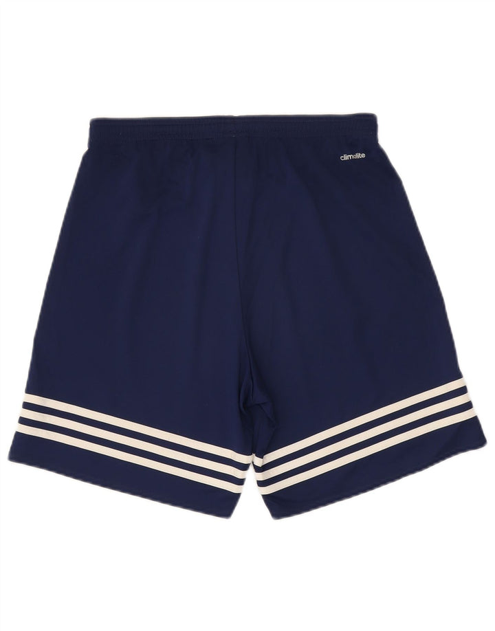 Мужские спортивные шорты Adidas Climalite, маленькие, темно-синие, полиэстер