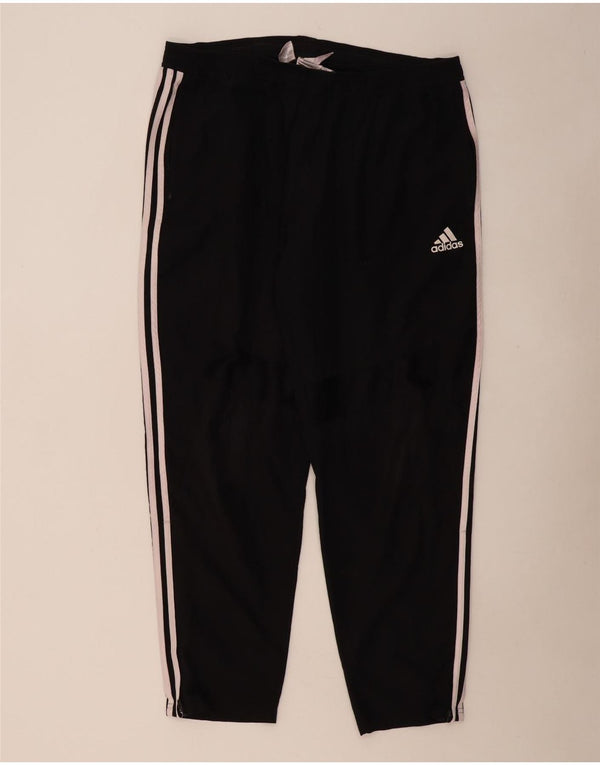 Мужские спортивные брюки ADIDAS Climalite, джоггеры, 2XL, черный полиэстер