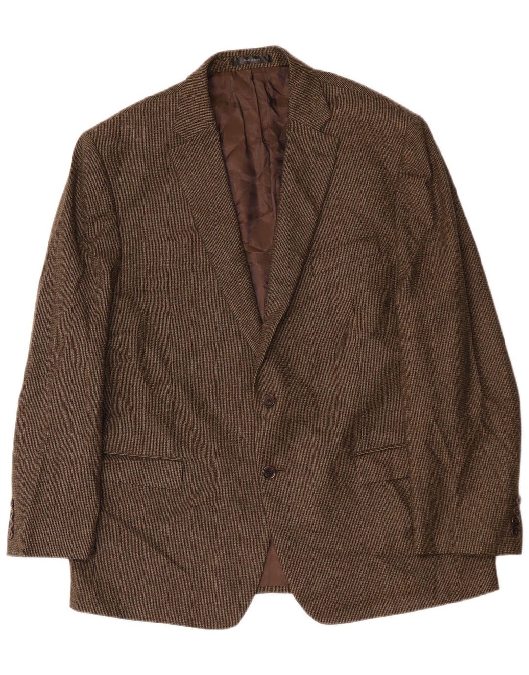 Мужской пиджак на двух пуговицах Ralph Lauren, Великобритания, 46 XL, коричневый, шерстяной