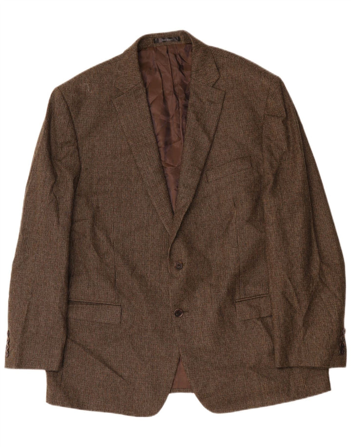 Мужской пиджак на двух пуговицах Ralph Lauren, Великобритания, 46 XL, коричневый, шерстяной