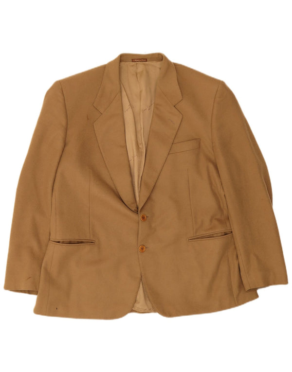 Ermenegildo Zegna Мужской пиджак на 2 пуговицах IT 52 XL Коричневый кашемир