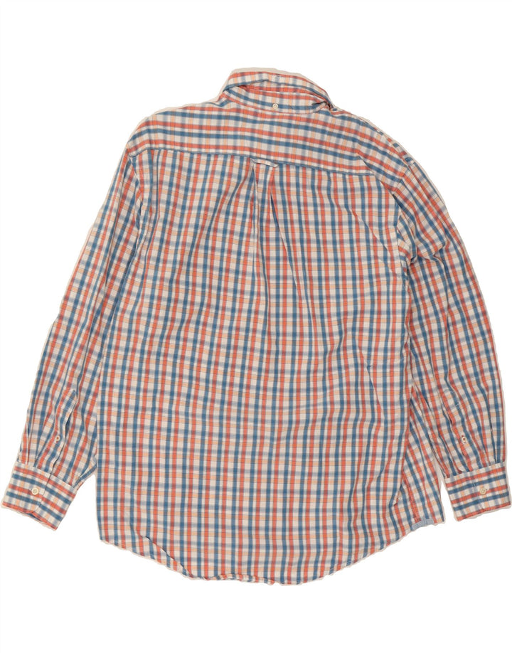 IZOD Mens Shirt Large Multicoloured Check Cotton Vintage Izod and Second-Hand Izod from Messina Hembry 
