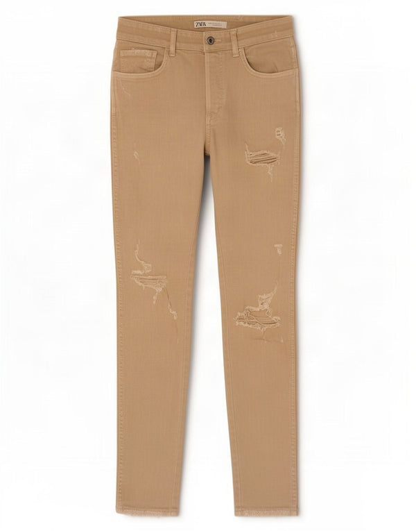 Мужские джинсы скинни Zara EU 40 Medium W31 L30 Бежевые