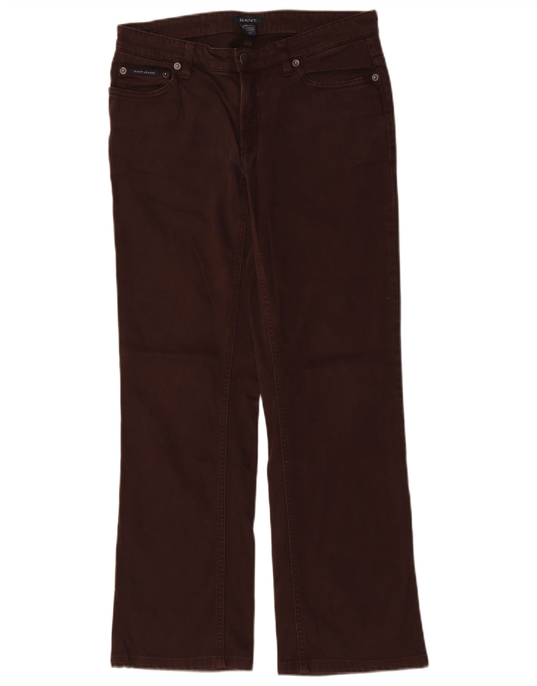 GANT Женские повседневные брюки Bootcut W28 L29 Коричневые хлопковые брюки