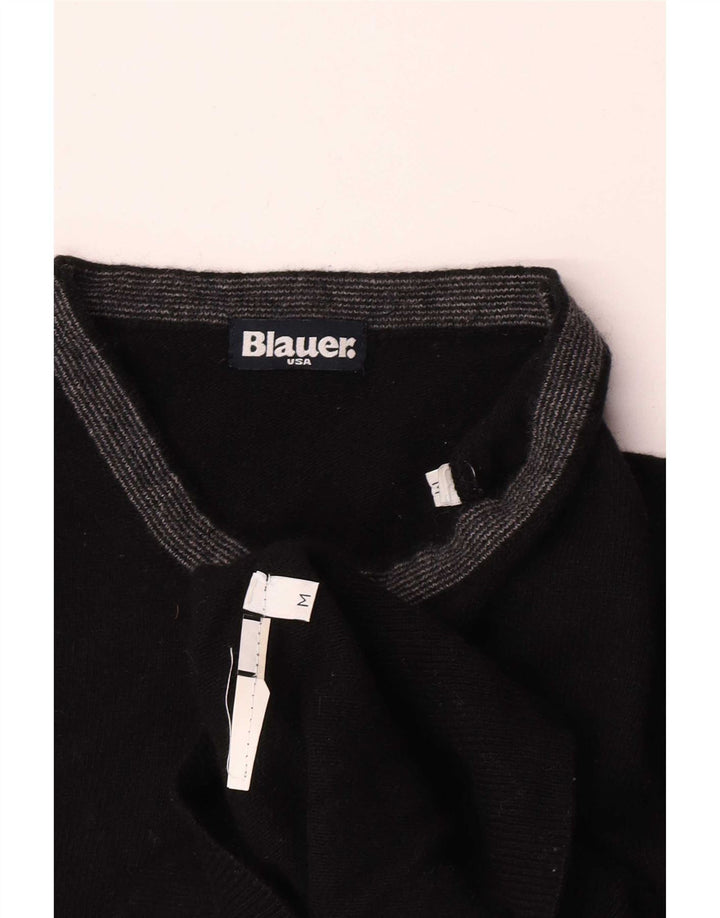 Мужской свитер с круглым вырезом Blauer, средний черный
