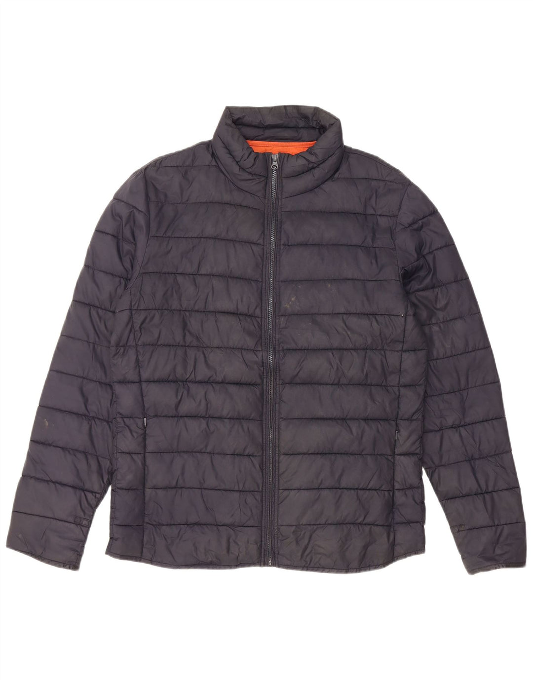 Мужская стеганая куртка FAT FACE UK 38, средний темно-синий нейлон