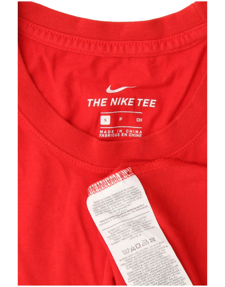 Мужская футболка Nike, маленький красный хлопок