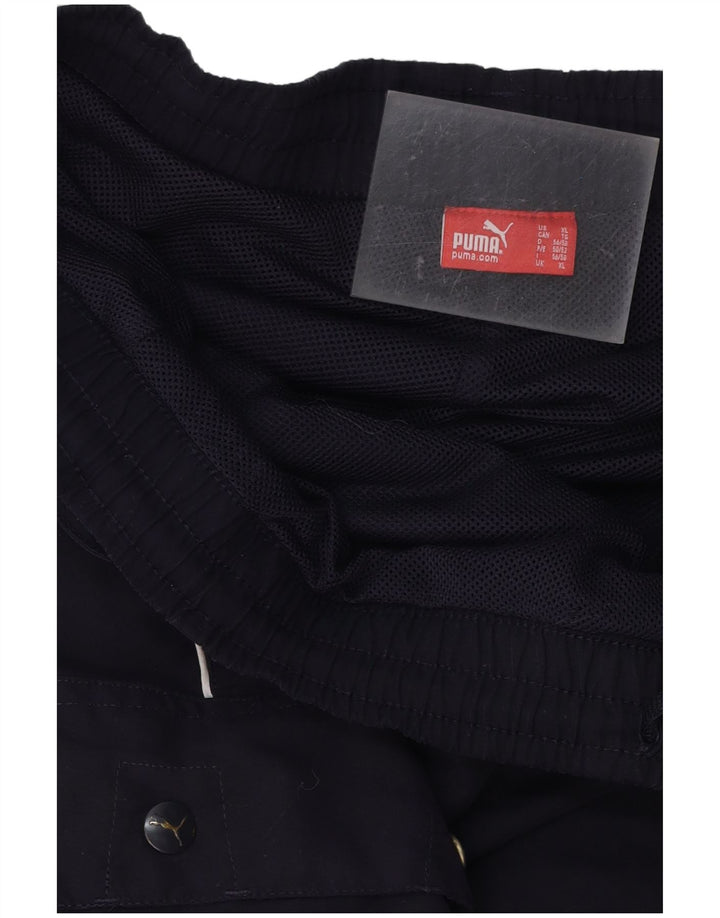 Мужские спортивные шорты-бермуды PUMA XL темно-синие