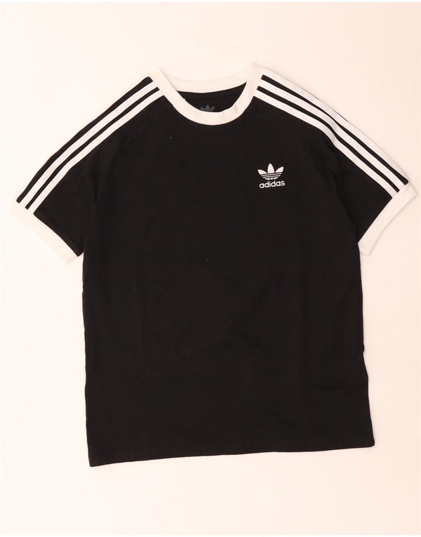 Футболка ADIDAS для мальчиков 11-12 лет, черный хлопок