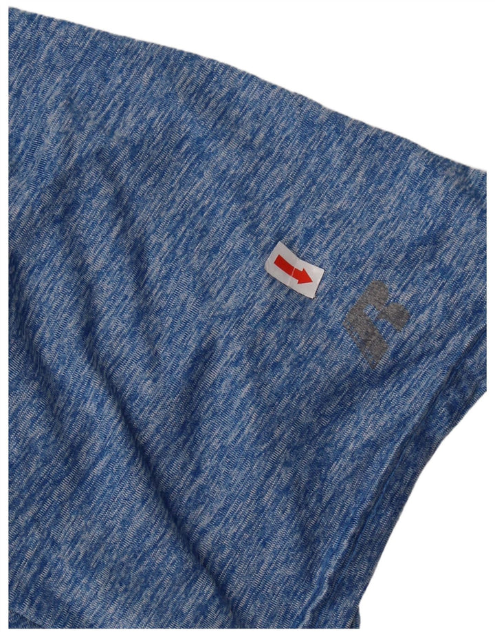 Мужская футболка Russell Athletic Top 2XL Синяя в крапинку из полиэстера