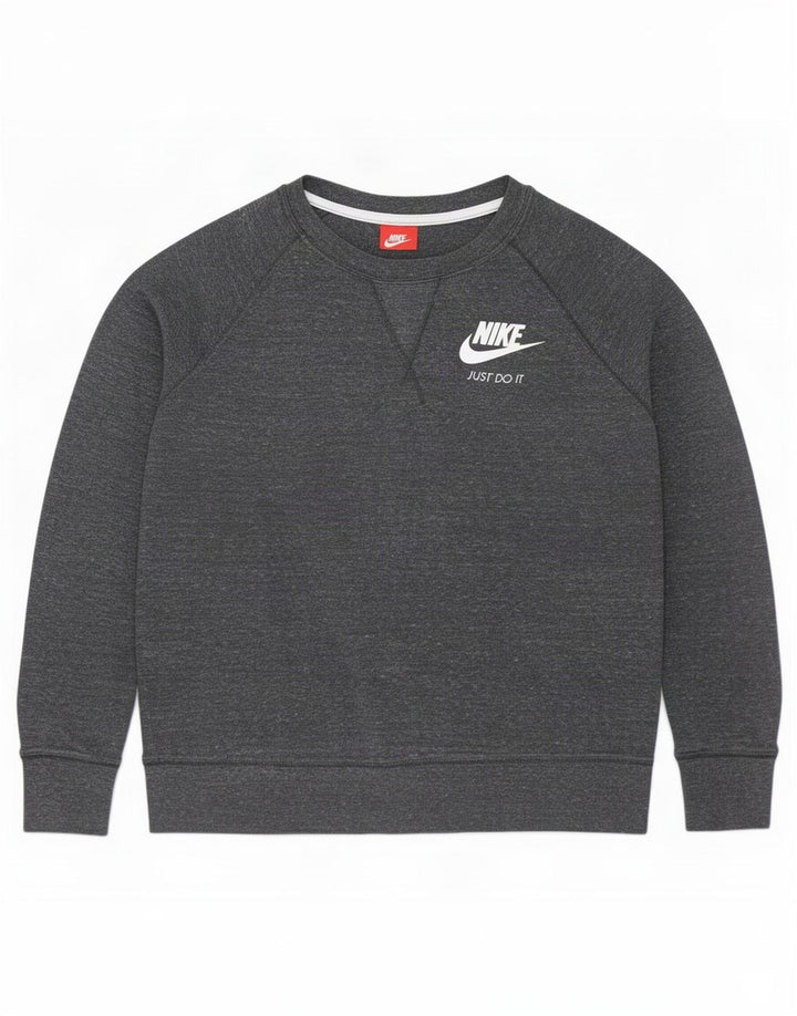 Женский свитер Nike UK 14, средний серый в крапинку