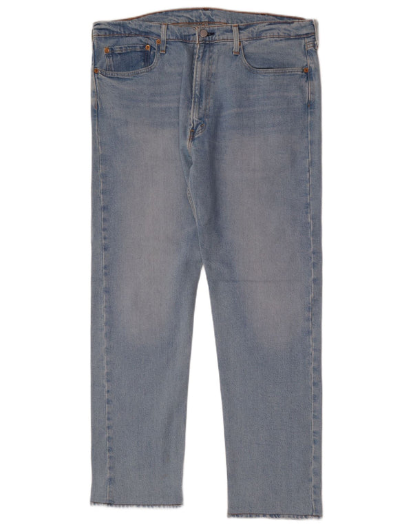 Мужские зауженные джинсы Levi's 502 W38 L31 синие, хлопок