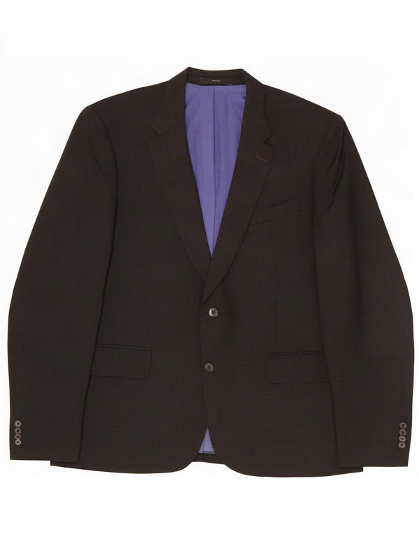 Мужской пиджак Paul Smith Soho с 2 пуговицами, Великобритания, 42 XL, серая шерсть