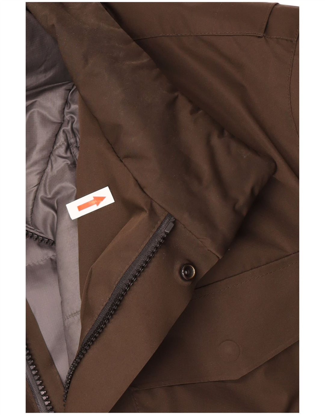 Мужская стеганая куртка Massimo Dutti UK 42 XL Коричневый полиэстер