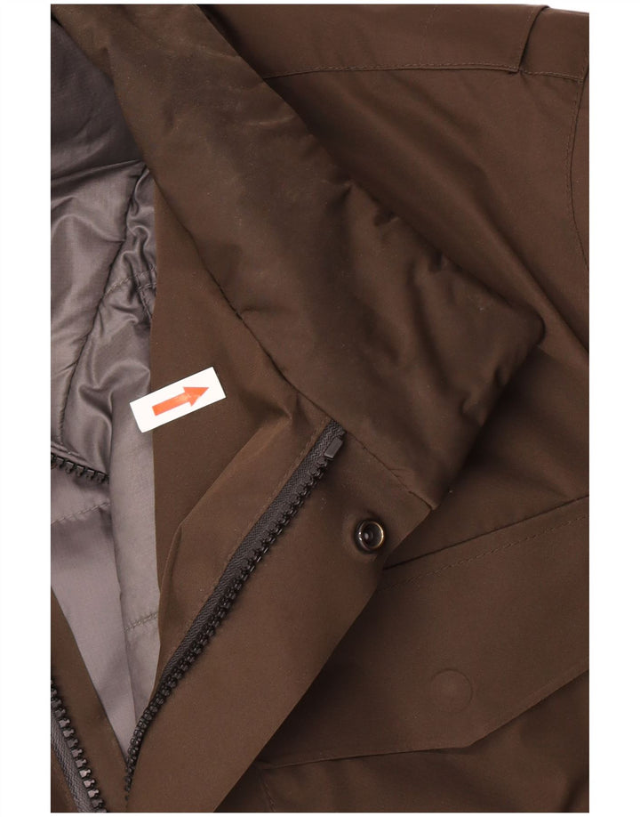 Мужская стеганая куртка Massimo Dutti UK 42 XL Коричневый полиэстер