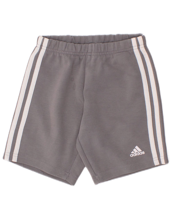 Спортивные шорты Adidas для мальчиков 5-6 лет, серые, хлопок