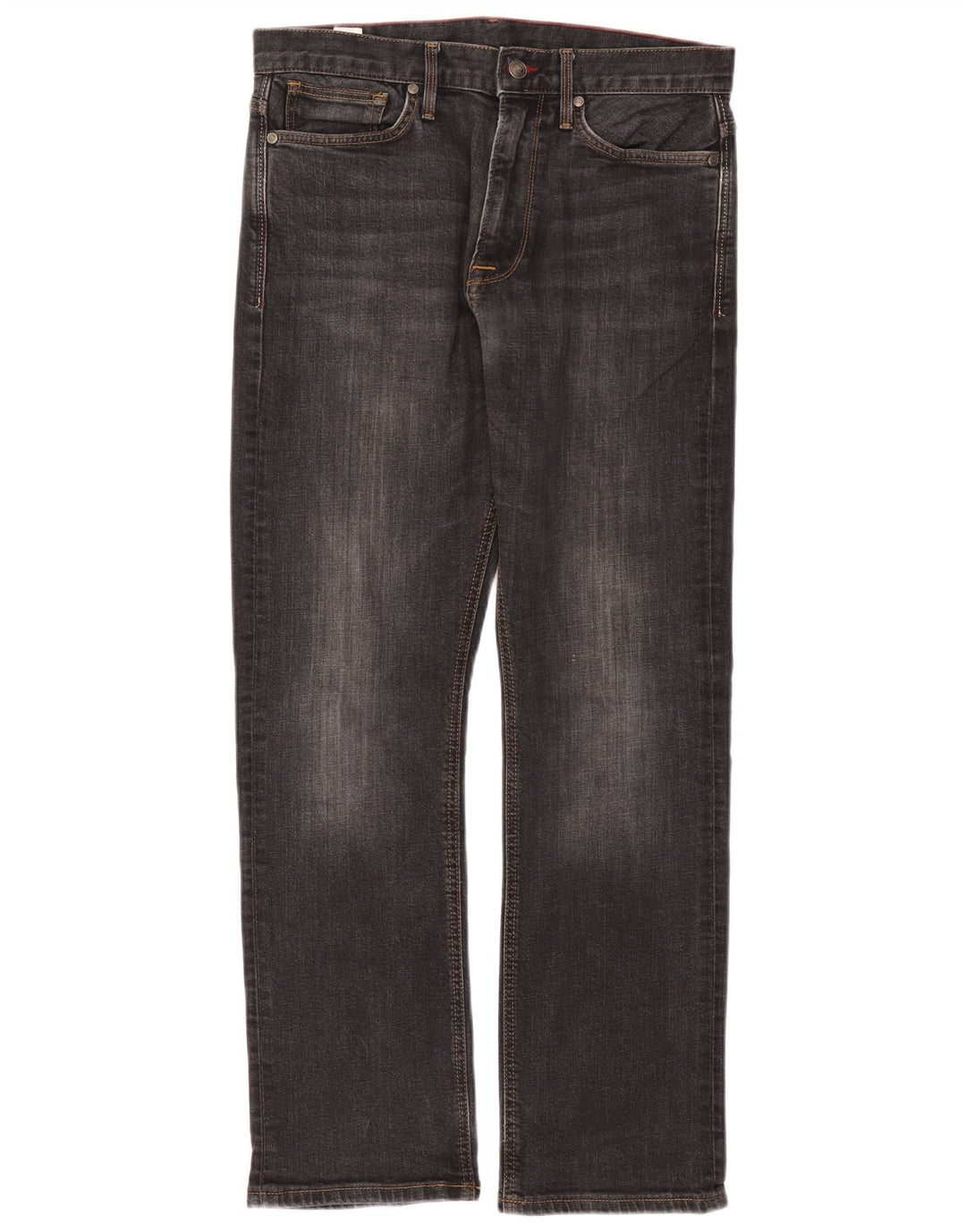 Мужские прямые джинсы Marks & Spencer Blue Harbour W34 L31, черный хлопок