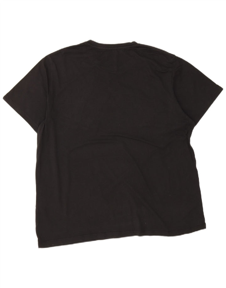 Мужская футболка с рисунком Levi's, размер 2XL, черная, хлопковая, с логотипом