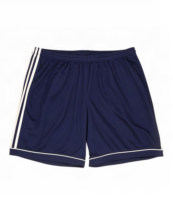 Мужские спортивные шорты Adidas Climalite 2XL темно-синие из полиэстера